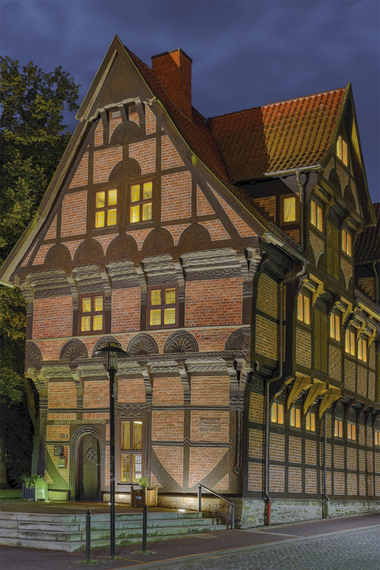 Wandbild AMTSPFORTE STADTHAGEN 60x90 cm – Leinwandbild Keilrahmen Deko modern