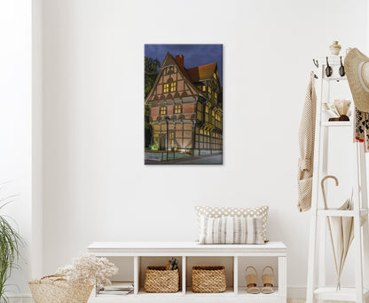 Wandbild AMTSPFORTE STADTHAGEN 60x90 cm – Leinwandbild Keilrahmen Deko modern - Ambiente 1
