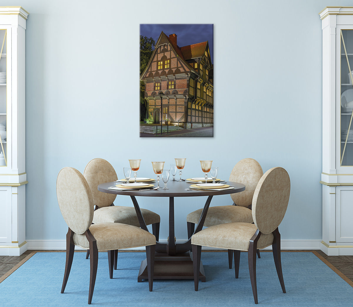 Wandbild AMTSPFORTE STADTHAGEN 60x90 cm – Leinwandbild Keilrahmen Deko modern - Ambiente 3