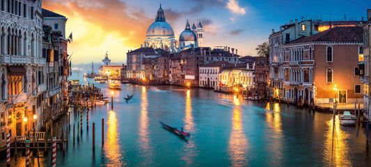 Wandbild VENEDIG XXL 90x200 cm – Leinwandbild Keilrahmen Deko modern