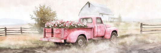 Ölgemälde handarbeit BLUMEN 40x120 cm – Wandbild Kunst Deko modern