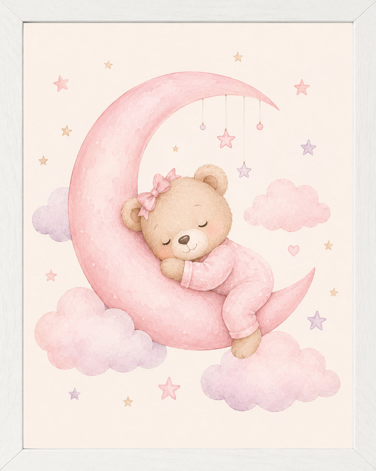 Wandbild gerahmt BÄRCHEN 30x40 cm - Kindermotiv