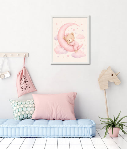 Wandbild gerahmt BÄRCHEN 30x40 cm - Kindermotiv - Ambiente 1