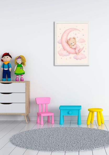 Wandbild gerahmt BÄRCHEN 30x40 cm - Kindermotiv - Ambiente 2