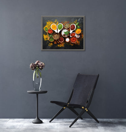 Wandbild gerahmt GEWÜRZTISCH 40x50 cm – Küche & Essen - Ambiente 1