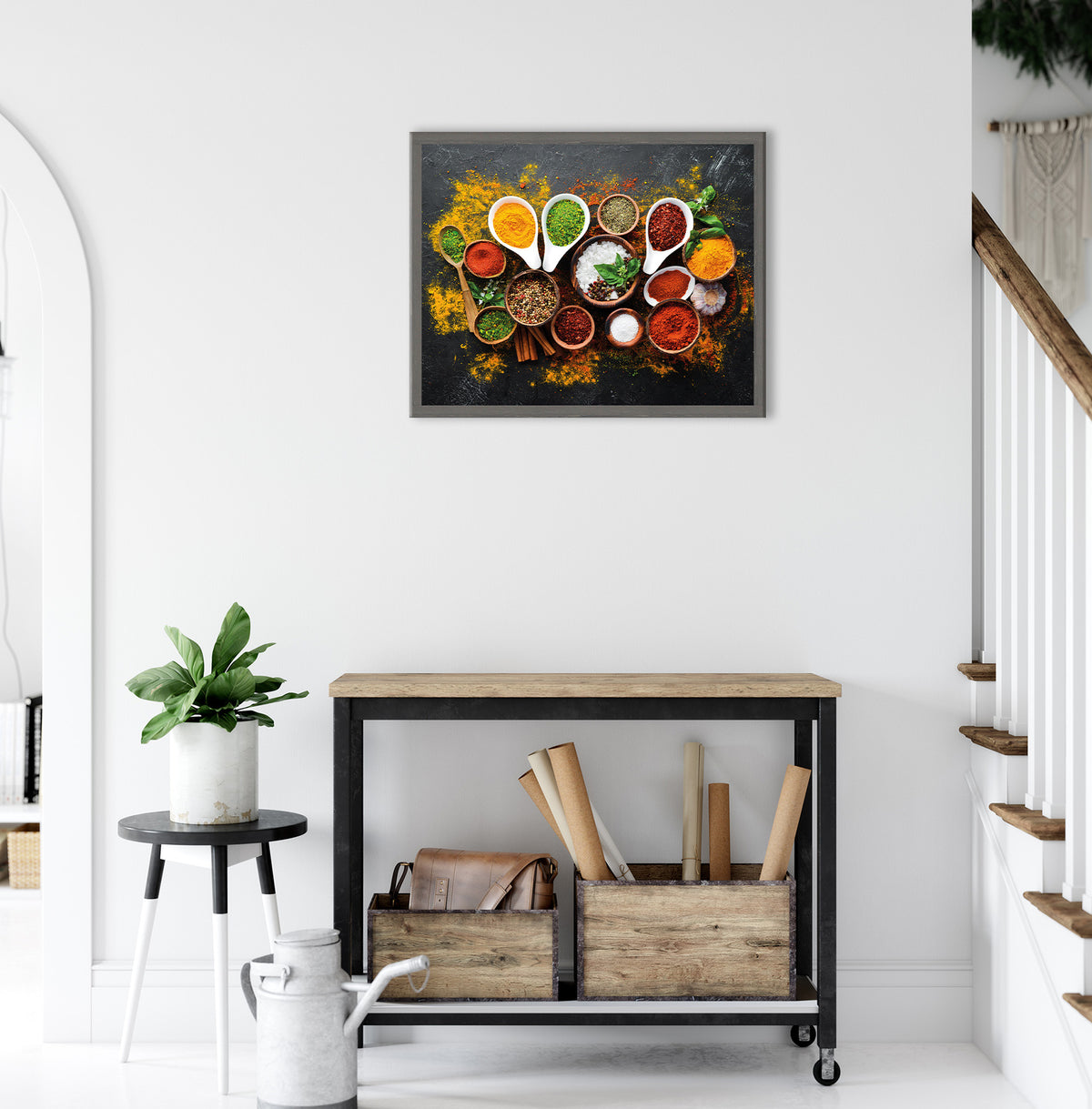 Wandbild gerahmt GEWÜRZTISCH 40x50 cm – Küche & Essen - Ambiente 2