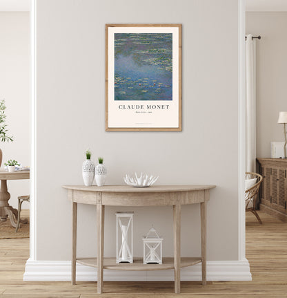 Wandbild gerahmt SEEROSEN 50x70 cm – Sommerliches Küstenmotiv - Ambiente 3